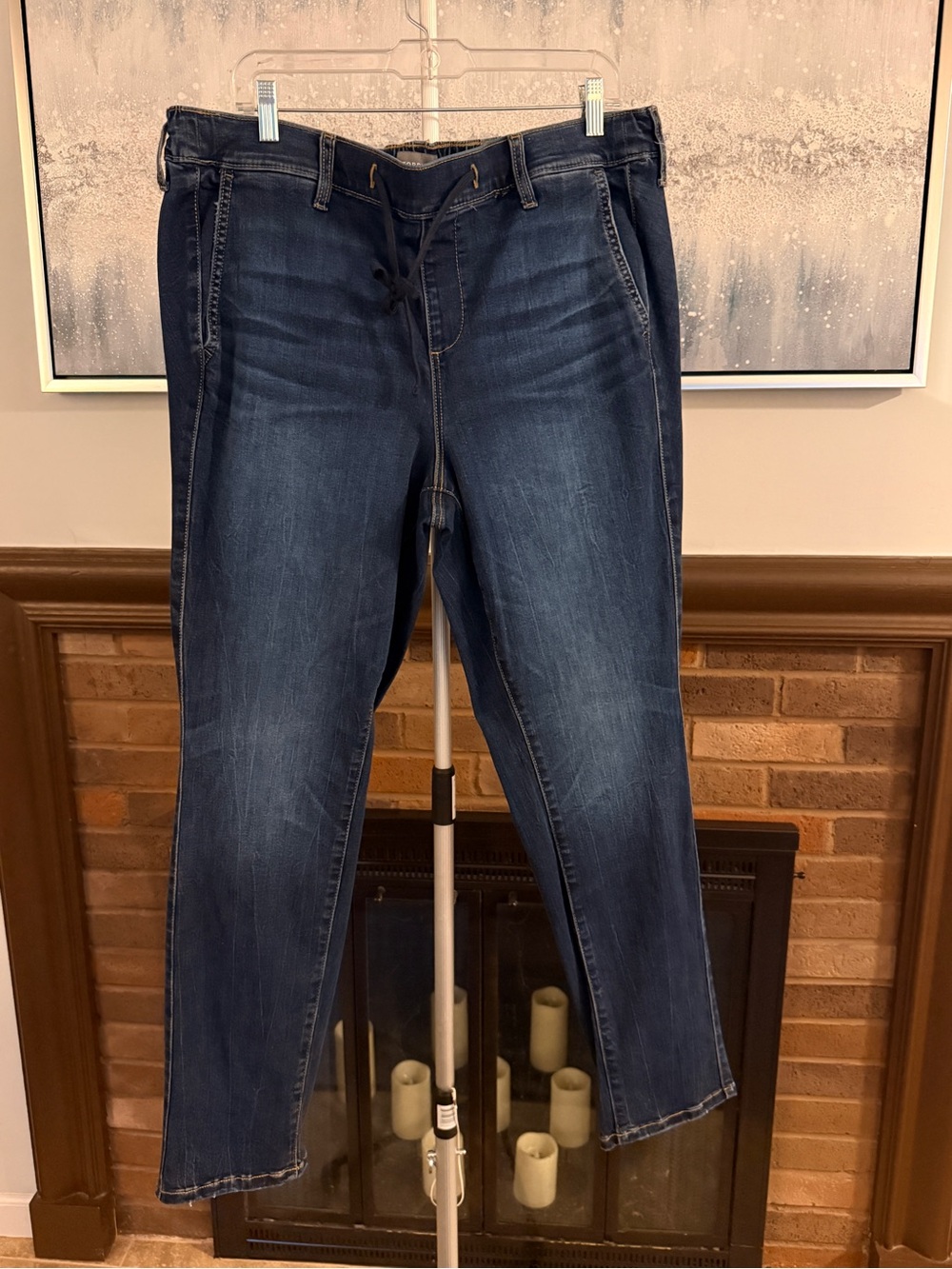 torrid Women’s Weekend Boyfriend Straight Super Soft Dark Blue Jeans